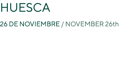 Huesca 26 de noviembre   November 26th