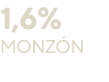 1,6% monzón
