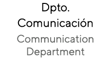 Dpto  Comunicación Communication Department