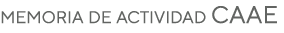 memoria de actividad CAAE