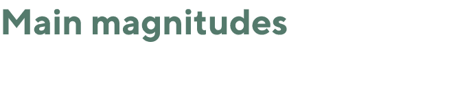 Main magnitudes