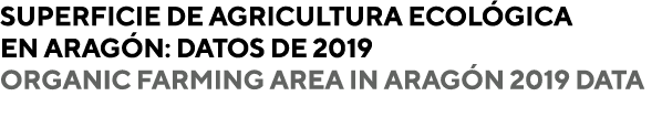 Superficie de agricultura ecológica en Aragón: datos de 2019 Organic farming area in Aragón 2019 data