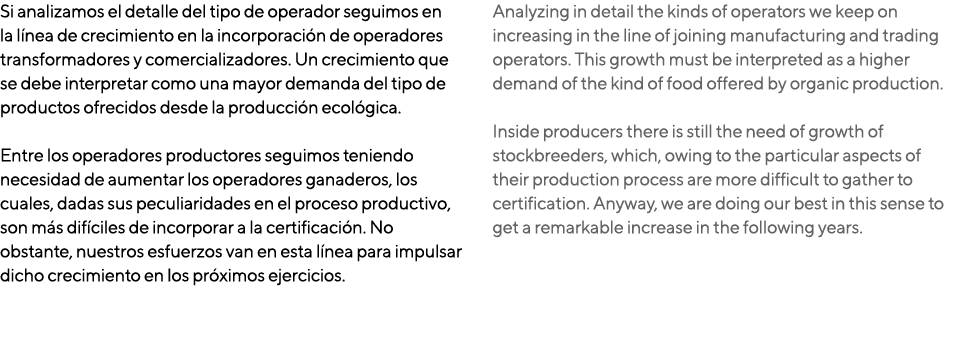 Si analizamos el detalle del tipo de operador seguimos en la línea de crecimiento en la incorporación de operadores t   
