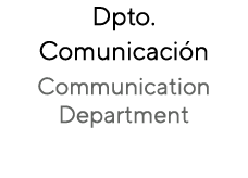 Dpto  Comunicación Communication Department