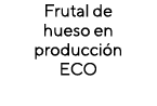 Frutal de hueso en producción ECO