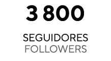 3 800 SEGUIDORES FOLLOWERS