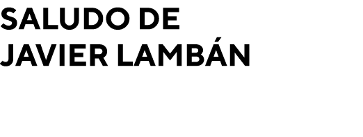 saludo de Javier Lamb n 