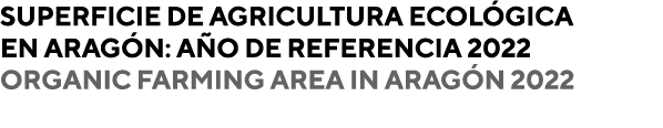 Superficie de agricultura ecol gica en Arag n: a o de referencia 2022 Organic farming area in Arag n 2022
