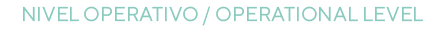 Nivel operativo / Operational level
