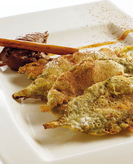 Gastronom a Aragonesa. Alimentaci n. Crespillos. Cocinero: Victor Marta, El Cachirulo. 13-9-1004. Julio E. Foster©