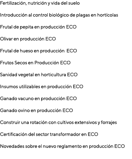 Fertilizaci n, nutrici n y vida del suelo Introducci n al control biol gico de plagas en hort colas Frutal de pepita ...
