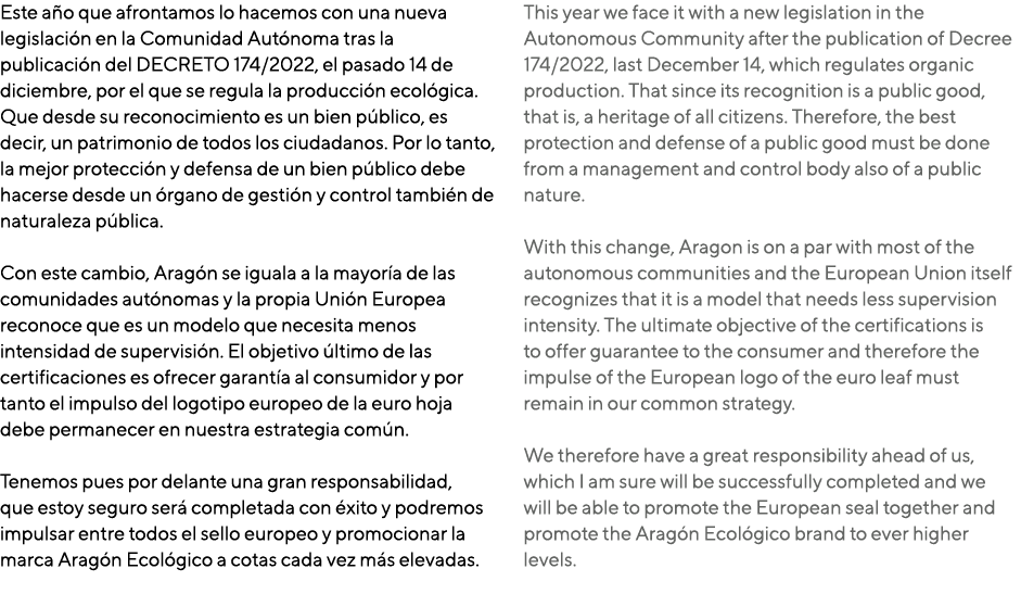 Este a o que afrontamos lo hacemos con una nueva legislaci n en la Comunidad Aut noma tras la publicaci n del DECRETO...