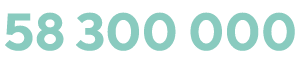 58 300 000