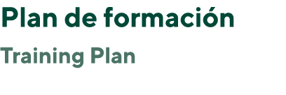 Plan de formaci n Training Plan 