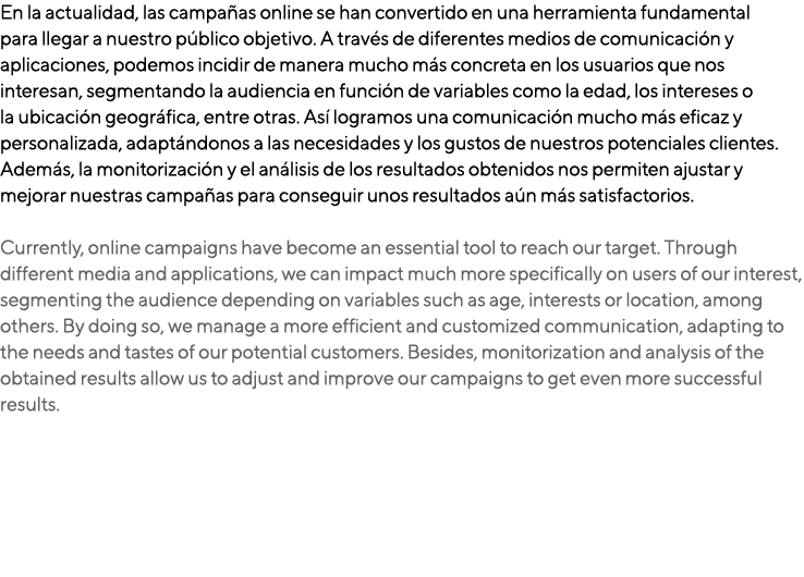 En la actualidad, las campa as online se han convertido en una herramienta fundamental para llegar a nuestro p blico ...