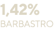 1,42% Barbastro