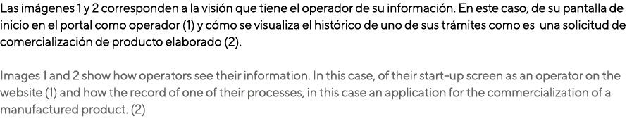 Las im genes 1 y 2 corresponden a la visi n que tiene el operador de su informaci n. En este caso, de su pantalla de ...