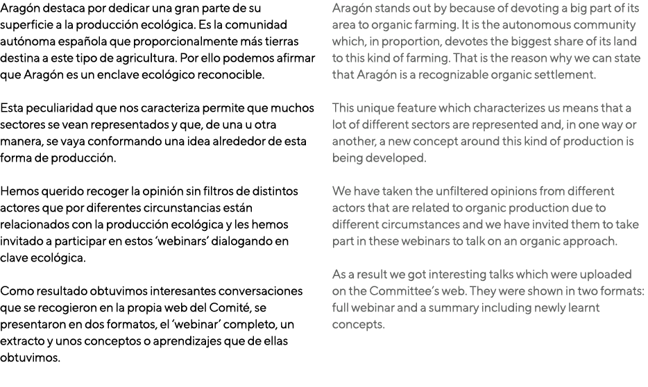 Arag n destaca por dedicar una gran parte de su superficie a la producci n ecol gica. Es la comunidad aut noma espa o...